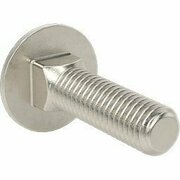 BSC PREFERRED 18-8 Stainless Steel Square-Neck Carriage Bolt 10-32 Thread Size 3/4 Long, 50PK 92356A259